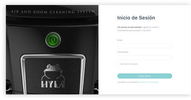 Hyla Sales Platform Screenshot